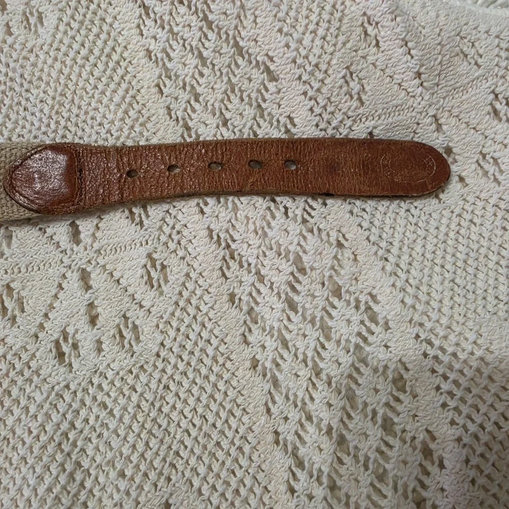 Leather Man LTD Canvas Leather Fish Belt Little Boys Size 20 Fishing Buddy